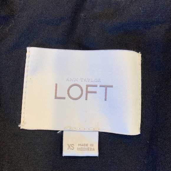 LOFT Black Belted Lightweight Jacket Women’s XS Extra Small - Picture 9 of 9